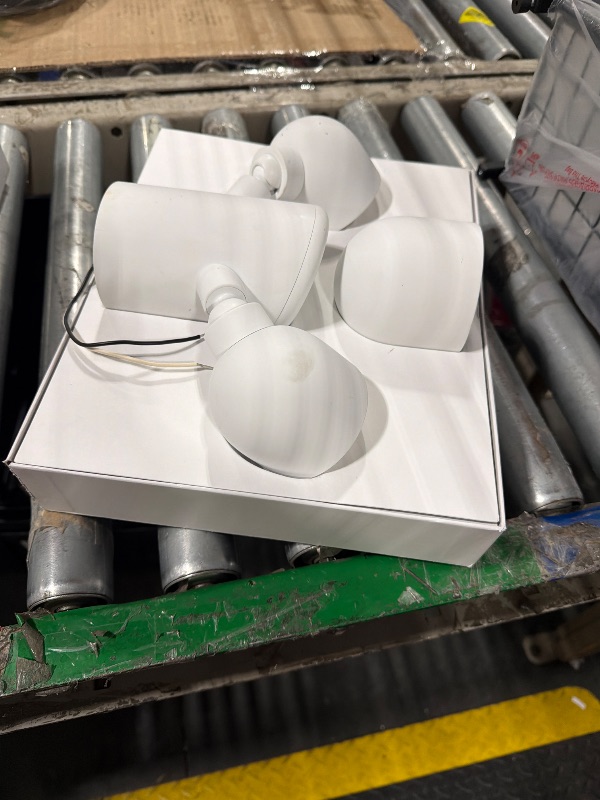 Photo 1 of Google Nest Cam with Floodlight - Outdoor Camera - Floodlight Security Camera, White, 1 Count (Pack of 1)