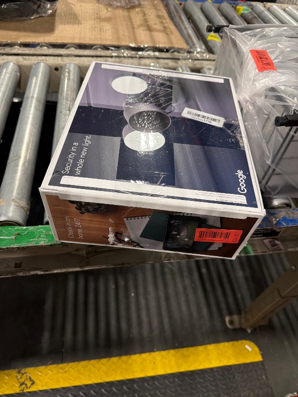 Photo 1 of Google Nest Cam with Floodlight - Outdoor Camera - Floodlight Security Camera, White, 1 Count (Pack of 1)