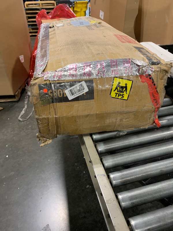 Photo 1 of **MINOR DAMAGE/check clerk comments**
 Studio Roni Modern White Wood 7-Drawer Dresser with Scalloped Edges