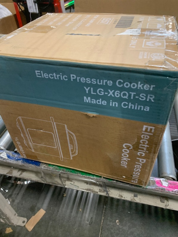 View 1 of *****THE ITEM HAS NOT BEEN TESTED, WE DO NOT KNOW IF IT WORKS***** 6 QT Electric Pressure Cooker 12-in-1 Multi Digital Cookers, Rice Steamer Yogurt Maker Stainless Steel