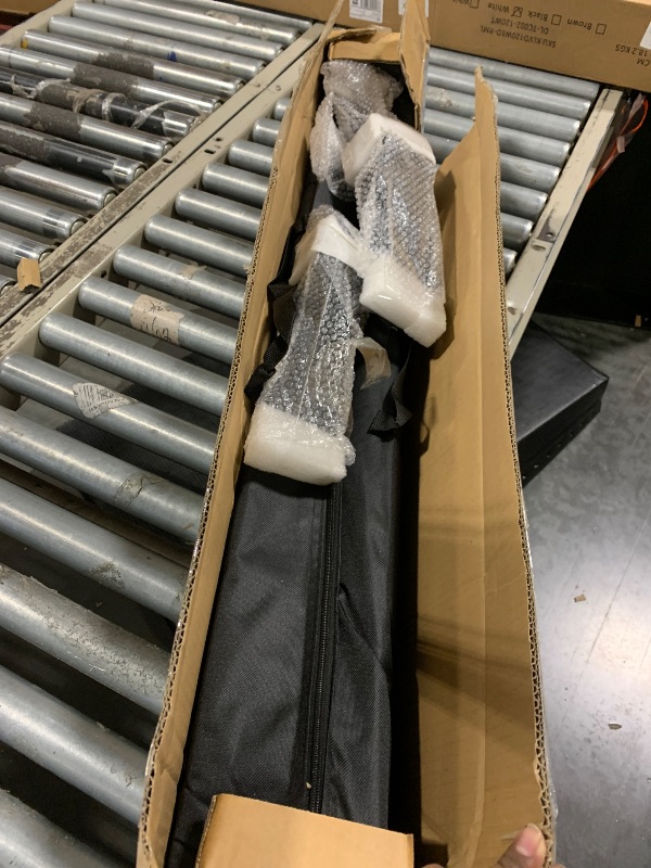 Photo 1 of 10 x 8 Backdrop Banner Stand with Extra Thick Tubing, Heavy Duty Adjustable Step and Repeat Stand for Photography, Portable Trade Show Banner Frame with Carring Bag