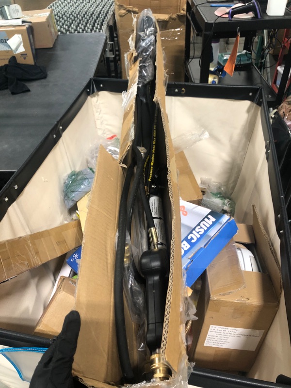 Photo 1 of ** missing additional parts**
Carivia 24 FT Telescoping Pressure Washer Wand with Pressure Washer Extension Wand,Brush Head,Gutter Cleaner Attachment and Support Belt,Pressure Washer Extension Pole for Wall Roof Gutter