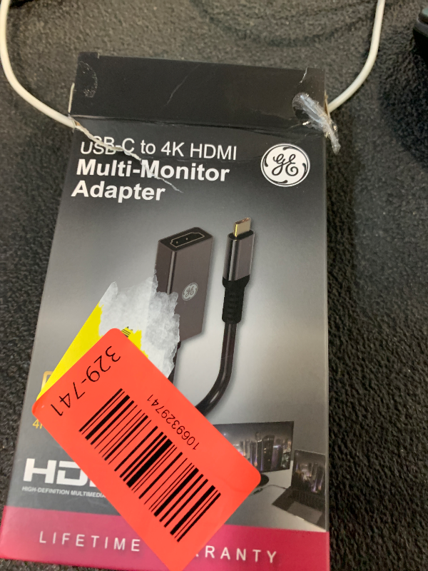 Photo 1 of 
GE USB-C to HDMI Multi-Monitor Adapter
