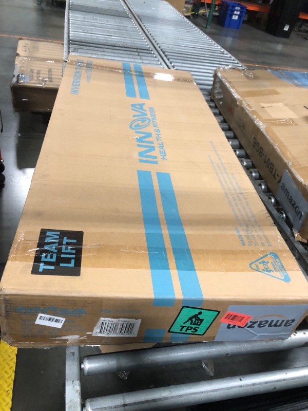 Photo 1 of **ASSEMBLY INSTRUCTIONS INCLUDED** Innova ITX9900 Inversion Table with Air Lumbar Support, Black/Gray