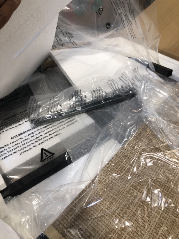 Photo 1 of **ASSEMBLY INSTRUCTIONS INCLUDED** Nathan James Amara Bohemian 5-Shelf Etagere Bookcase, Rattan Open Bookshelf with Arch Top, Light Oak/Matte Black