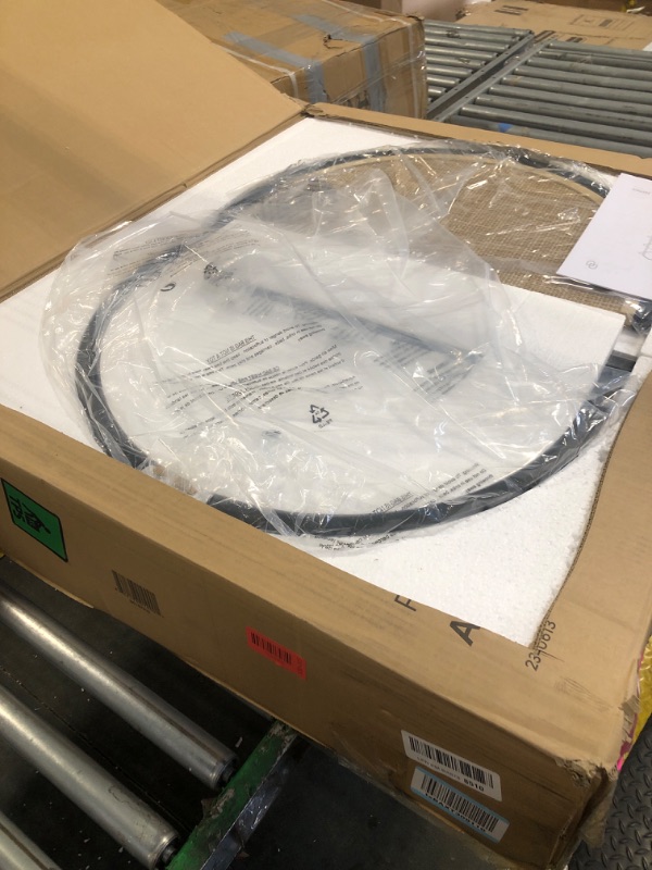 Photo 1 of **ASSEMBLY INSTRUCTIONS INCLUDED** Nathan James Amara Bohemian 5-Shelf Etagere Bookcase, Rattan Open Bookshelf with Arch Top, Light Oak/Matte Black