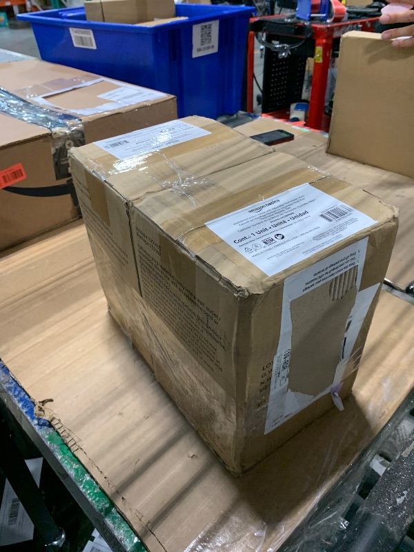 Photo 1 of ***2 PACK***Amazon Basics Oscillating Ceramic Space Heater, Portable Indoor Heating Solution, With Overheat and Tip-Over Protection, Thermostat, 1500W, 7.52"D x 6.34"W x 9.45"H, Black 2