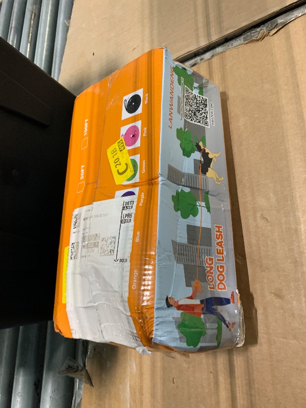 Photo 1 of (2 Pack) Long Dog Leash for Dog Training 15FT/30FT/50FT, Dog Rope Leashes with Reflective Thread for Large Medium Small Dogs, Dog Tie-Out Cable Lead for Hunting, Camping&Backyard