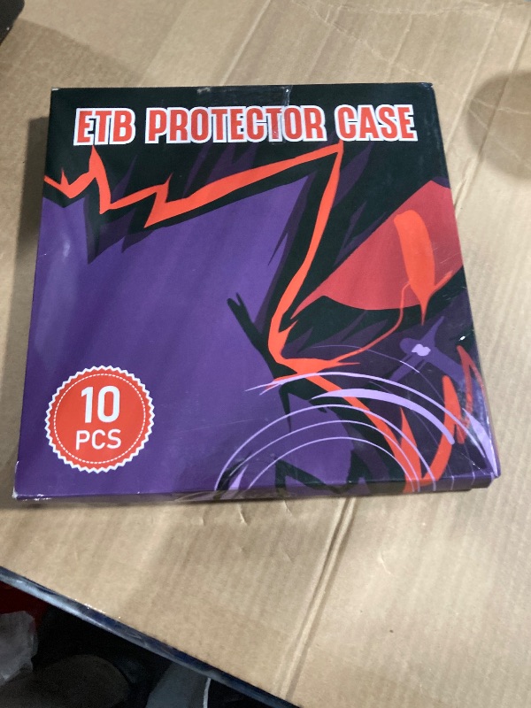 Photo 1 of ?UV-Blocking? PKMN ETB Protector Case, Elite Trainer Box Protector, ETB Box Plastic Display Case-Compatible with Elite Trainer Boxes, 0.5mm Thick, Scratch-Resistant Material (10 Pcs )
