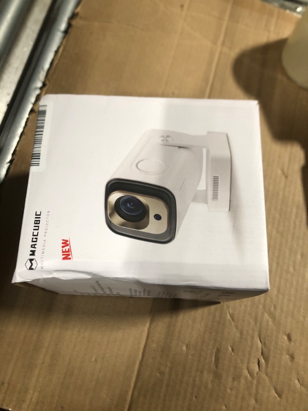 Photo 1 of ?Auto Focus&1080P?Magcubic Mini Smart Projector with 4K Support, Portable Projector with Wifi and Bluetooth, 5W Speaker, Built in Apps, Voice Control, Outdoor Movie Projector