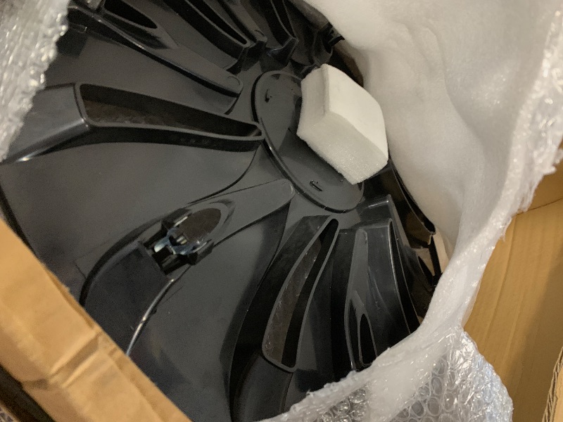 Photo 1 of ***ONLY TWO******Tesla Model Y Wheel Covers 19 Inch 2020-2024 Full Fit Hubcaps with Left-Right Aero Symmetry, Reduced Wind Drag Includes Tire Repair Kit Tesla Model Y Accessories