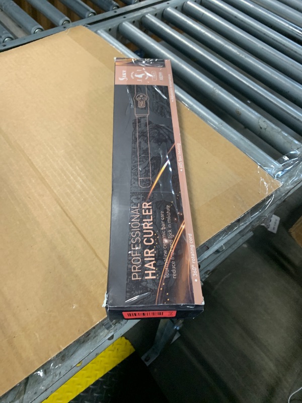 Photo 1 of 1 Inch Curling Wand Long Barrel, Dual Voltage Hair Curling Iron Wand Ceramic for Long Hair,10 Adjustable Temp