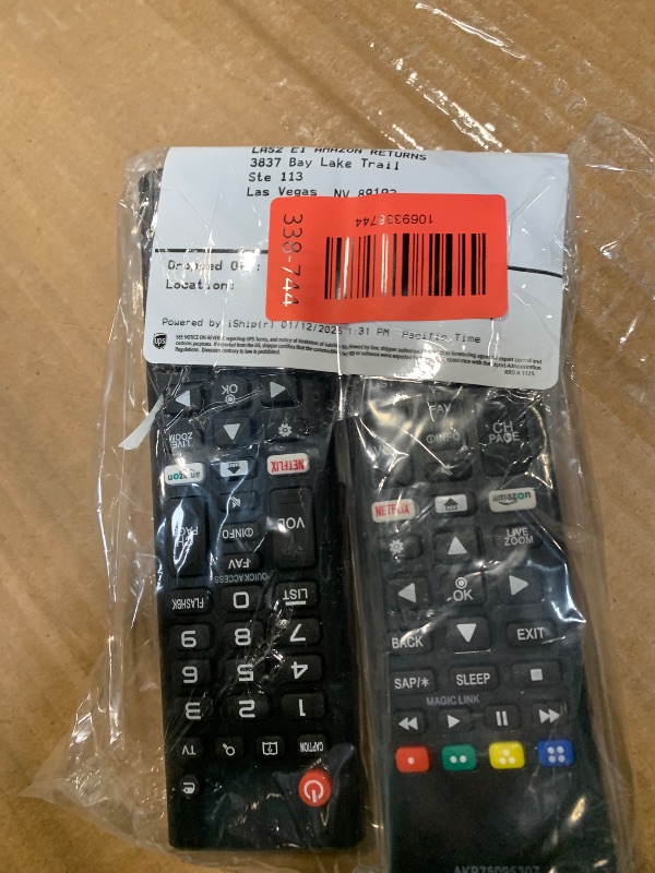 Photo 1 of (Pack of 2) Universal Remote for LG Smart TV, Compatible with All LG TV Remote Control LCD LED OLED UHD HDTV 3D 4K Smart TV Models, Replacement Remote with Netflix Amazon Shortcuts Key