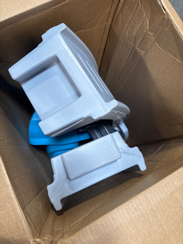 Photo 1 of ***MISSING TWO PARTS*******Step2 Up & Down Roller Coaster Kids Ride On Toy, Push Car, Indoor/Outdoor Playset, Made of Durable Plastic, Max Weight 50 lbs., for Toddlers 2-5 Years Old, Gray & Blue