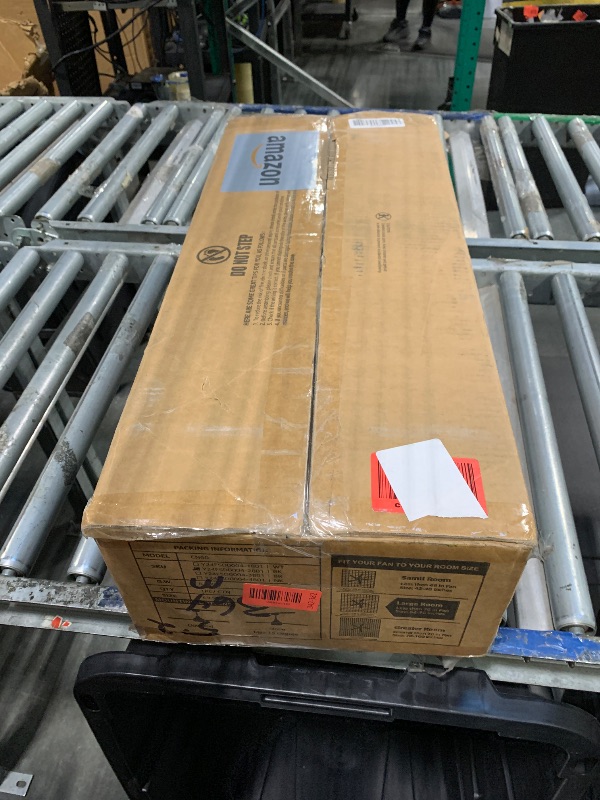 Photo 1 of **USED**
Fanbulous 60 Inch Ceiling Fans with Lights and Remote, Reversible 6 Blades & Dimmable 3-Color Outdoor Ceiling Fans for Patios, DC Motor Large Ceiling Fan for Indoor or Covered Outdoor-Black