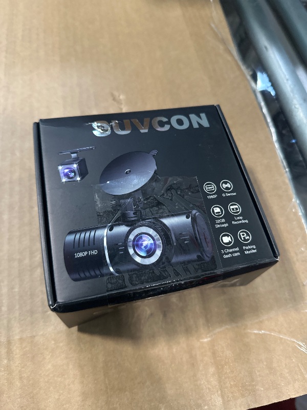 Photo 1 of *USED*
Dash Cam Front and Rear, 1080P Dash Camera for Cars, 3 Channel Car Camera Front Rear and Inside with 32GB Card, Loop Recording, Night Vision, HDR, 24Hr Parking, G-Sensor