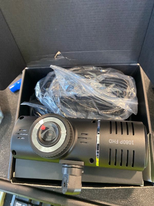 Photo 1 of *USED*
Dash Cam Front and Rear, 1080P Dash Camera for Cars, 3 Channel Car Camera Front Rear and Inside with 32GB Card, Loop Recording, Night Vision, HDR, 24Hr Parking, G-Sensor