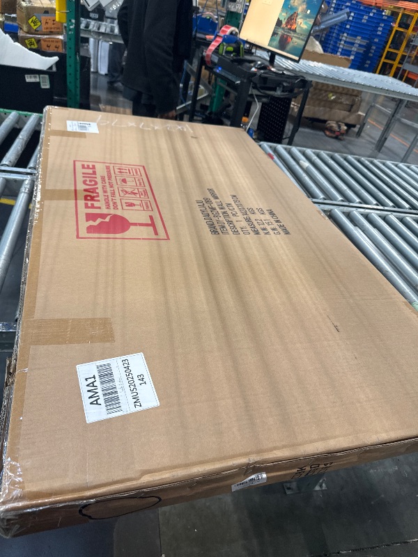 Photo 1 of *****FACTORY SEALED***** DAOYIJIAJU Irregular Mirror, 51.1"x25.59" Asymmetrical Mirrors for Wall, Gold Abstract Mirror Decorative, Large Unique Shaped Mirrors for Living Room Bathroom Bedroom Hallway Entryway Fireplace