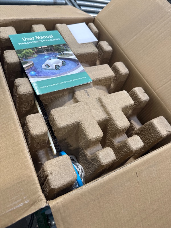 Photo 1 of *****BRAND NEW ITEM***** Hinice Cordless Robotic Pool Cleaner,Automatic Pool Vacuum Robot for In-Ground/Above Ground Pools,150 Min Runtime, IPX8 Waterproof, 2200 Sq Ft Coverage (White)