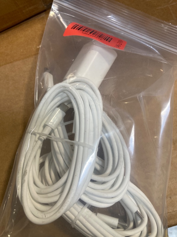 Photo 1 of ***MISSING 2 BLOCKS***
Fast Charger for iPhone 17 16 15, 3Pack USB C iPad Charge PD Fast Charger Block 6FT Long USBC to Type C i Phone Charging Cable Cord for iPhone 17 Air/Pro/Pro Max/16 Pro/Plus/15/15 Pro/Pro Max,iPad Pro