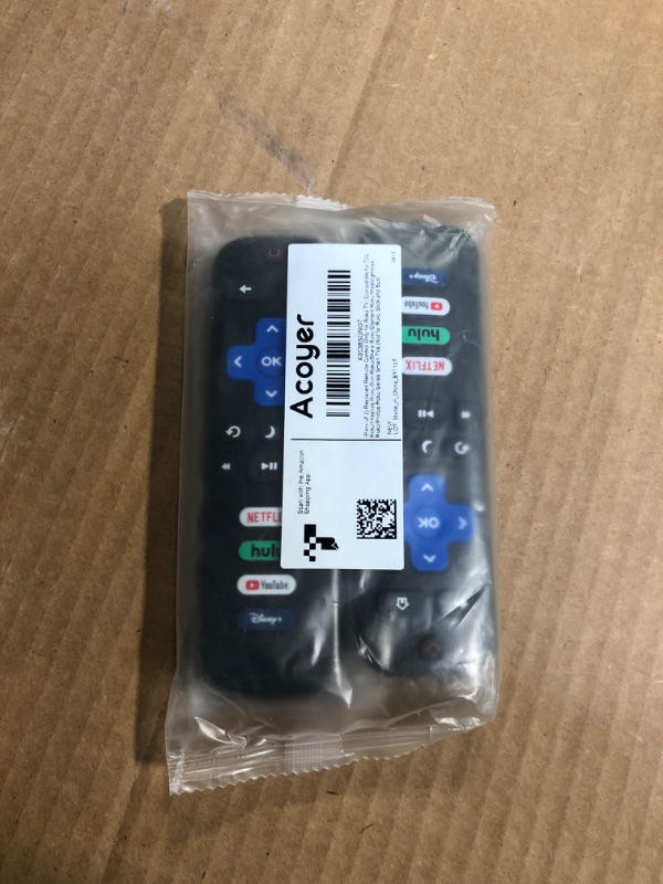 Photo 1 of (Pack of 2) Replacement Remote Control Only for Roku TV, Compatible for TCL Roku/Hisense Roku/Onn Roku/Sharp Roku/Element Roku/Westinghouse Roku/Philips Roku Smart TVs (Not for Roku Stick and Box)