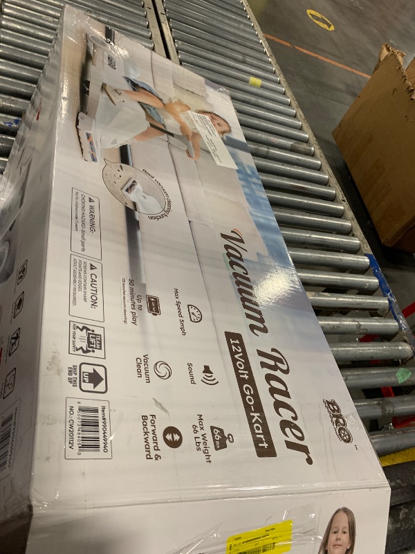 Photo 1 of **SIMILAR**
Indoor Kids Vacuum Racer: 12V Electric Anti-Rollover Wiggle Car - 2.5/5 MPH Adjustable Safe Speed - Quick 5-Min Install - 1 Charge Cleans Up to 2000 sq ft - Gift for 3+