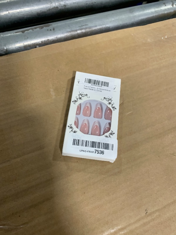 Photo 1 of
Lifextol 14 PC White French Tip Press on Nails Medium Fake Nails Press ons with 10*Adhesive Tabs, Pink Almond Acrylic Nail Press on Nails French Tip Nails...