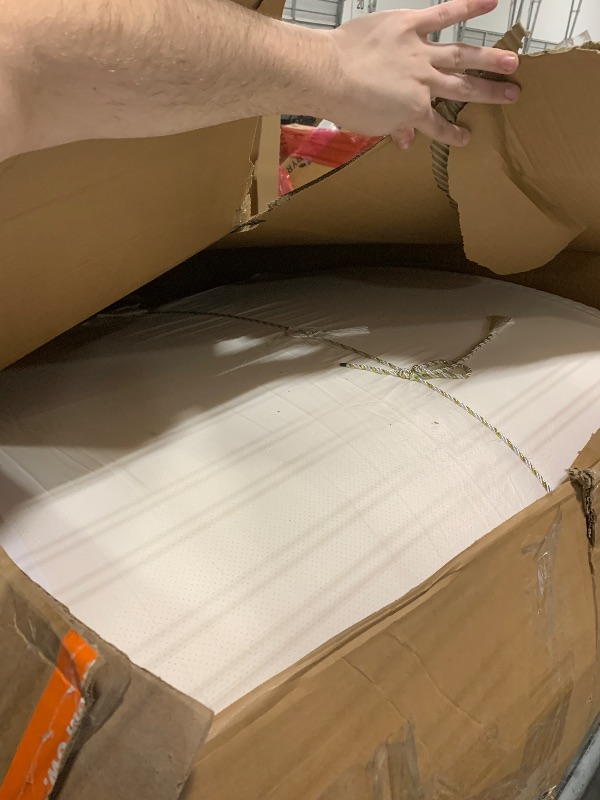 Photo 1 of ***Item Is Dirty And Not In Original Packaging*** FDW | 8 Inch Twin Mattress | Medium Firm | Gel Memory Foam Mattress | White | Bed in a Box, CertiPUR-US Certified | Pressure Relief, Cooling Ventilated Foam | Washable Removable Cover