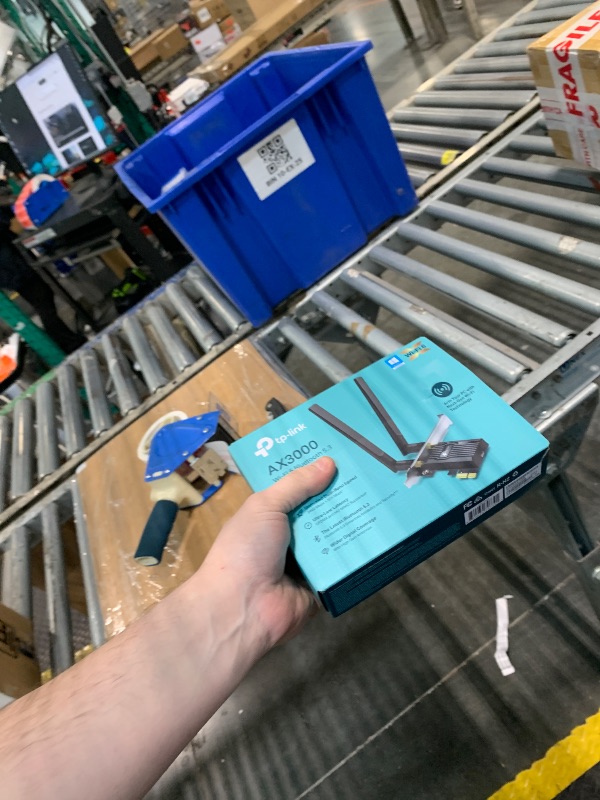 Photo 1 of *USED*
TP-Link WiFi 6 PCIe WiFi Card for Desktop PC AX3000 (Archer TX55E), Bluetooth 5.2, WPA3, 802.11ax Dual Band Wireless Adapter with MU-MIMO, Ultra-Low Latency, Supports Windows 11, 10 (64bit) Only