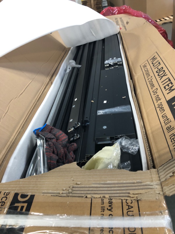 Photo 1 of ** PARTIAL SET ONLY BOX 1 OF 2 **** Jocoevol 8x10FT Greenhouse for Outdoors, Galvanized Steel Frame Winter Green House w/ Adjustable Roof Vent, Lockable Door Handle &DrainageSystem, Walk-in Greenhouses for Outside Garden Backyard