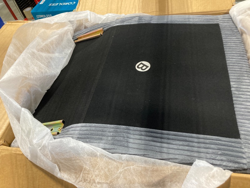 Photo 1 of ***JUST THE OTTOMAN*** HONBAY Modular Sectional Sleeper Sofa Bed, Corduroy Pull Out Couch with Storage Ottoman, U Shaped Sectional Couches for Living Room, Dark Grey