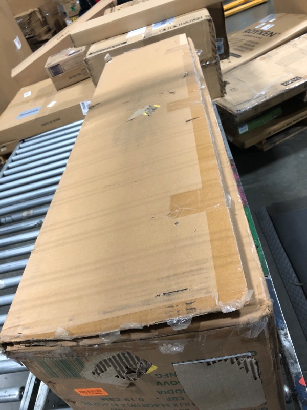 Photo 1 of ***MAJOR DAMAGE*** National Tree Company 7.5 ft Pre-Lit Dunhill Fir Artificial Christmas Tree, 700 LED Lights, 2,514 Tips, PowerConnect, Foot Pedal, 10 Light Functions, Includes Stand, Green