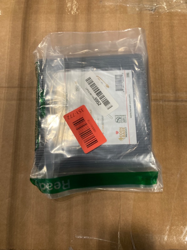 Photo 1 of [500 COUNT] CORNSTRAW 5" Short Cocktail Straws, Black PLA Cornstarch Plastic-Free Disposable Small Drink Stirrer, Swizzle Sticks, Mixer, for Cold Drinks, whiskey, Bar, Club, Party