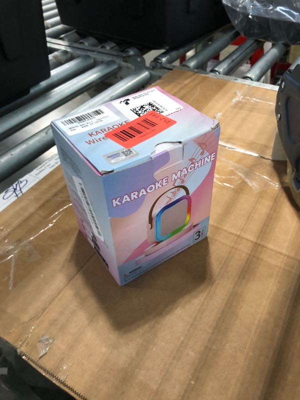 Photo 1 of ?2025 Newest? Mini Karaoke Machine for Kids Girls & Boys - Portable Bluetooth Speaker with 2 Wireless Microphones - Kids Birthday Gifts for Ages 4-10 - Kids' Instrument Accessories - Purple