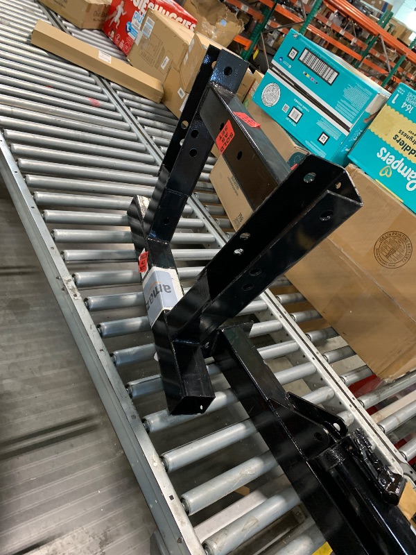 Photo 1 of *** PARTIAL SET MISSING PIECES **** 2 Ton Folding Hydraulic Engine Hoist with Load Leveler 44 LBS Capacity Heavy Duty Cherry Picker 6 Swivel Wheels&Hydraulic Pump Adjustable Boom (0.5T-2T) for Garage Workshop Warehouse Black