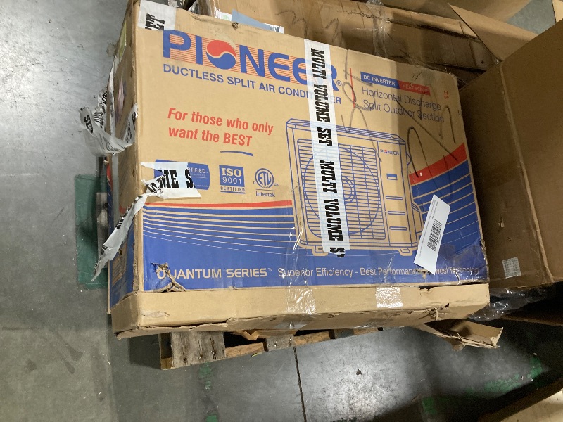 View 2 of *** ONLY THE AIR CONDITIONER IN THE BOX MISSING CORDS AND ADDITIONAL PARTS *** Pioneer Air Conditioner WYS024G-20 Wall Mount Ductless Inverter+ Mini Split Heat Pump, 24000 BTU-208/230V