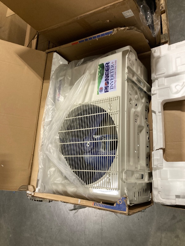View 3 of *** ONLY THE AIR CONDITIONER IN THE BOX MISSING CORDS AND ADDITIONAL PARTS *** Pioneer Air Conditioner WYS024G-20 Wall Mount Ductless Inverter+ Mini Split Heat Pump, 24000 BTU-208/230V