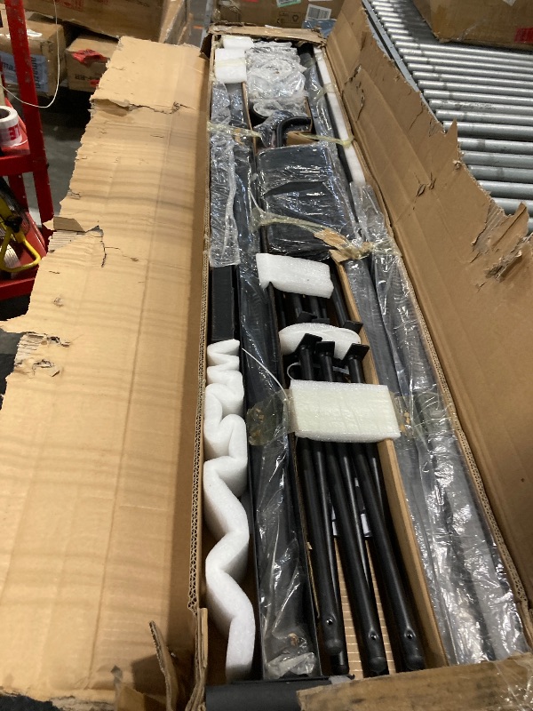 Photo 1 of *** DOES NOT INCLUDE CHAIRS **** VEVOR Folding Chair Rack, 400 LBS Capacity, Heavy-Duty Chair Cart for 42 Chairs or 12 Tables, Multi-Function Chair Storage Dolly with Rubber Wheels and Holders, Large Chair Holder, Matte Black