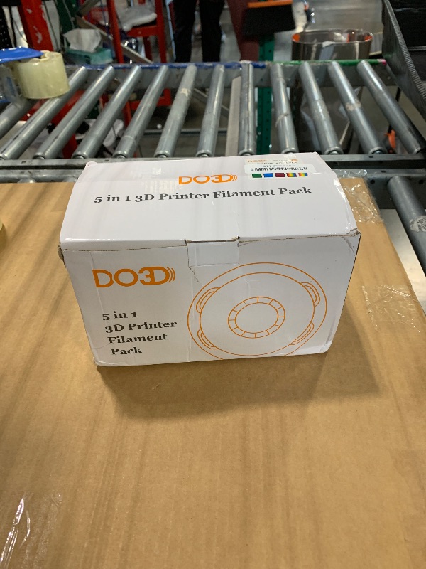 Photo 1 of 1.75mm PLA 3D Printer Filament Bundle: Glow in Dark Green/Blue/Purple/Rainbow, One Spool Clear Multi Colored, Each Spool 250g, Total 1.25Kg 3D Printing Material, 250g x 5 Spools Glow in Dark PLA