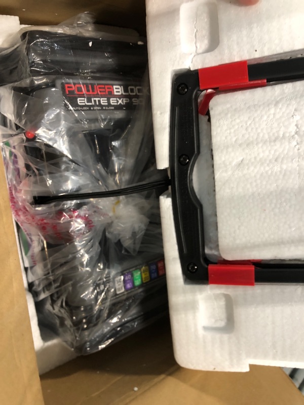 Photo 1 of ***two boxes***PowerBlock Elite EXP Adjustable Dumbbells, Sold in Pairs, Stage 1, 5-50 lb. Dumbbells, Durable Steel Build, Innovative Workout Equipment, All-in-One Dumbbells, Expandable with Expansion Kits