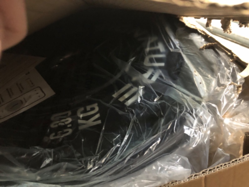 Photo 1 of ****Partial set -Weights Only****Fitvids Olympic 2" Bumper Plates Set Including 260LB Weight Plates & 7FT Olympic Barbell Bar(305 Pounds Total)