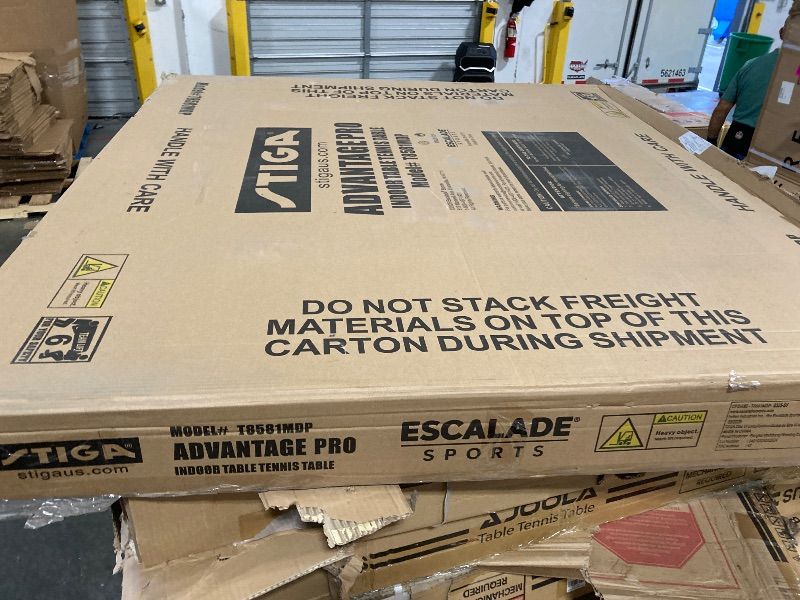 Photo 1 of **FACTORY SEALED** STIGA ?Advantage Pro Series Ping Pong Tables - 13, 15, 19, and 25mm Tabletops - Quickplay 10 Minute Assembly - Playback Mode - Recreational to Tournament Level, Blue