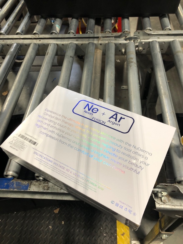 Photo 1 of **FACTORY SEALED** Pure Daily Care NuDerma Clinical Portable Skin Therapy Wand, Machine with 6 Fusion Neon + Argon Wands – Anti Aging - Clarifying - Skin Tightening & Radiance - Wrinkle Reducing