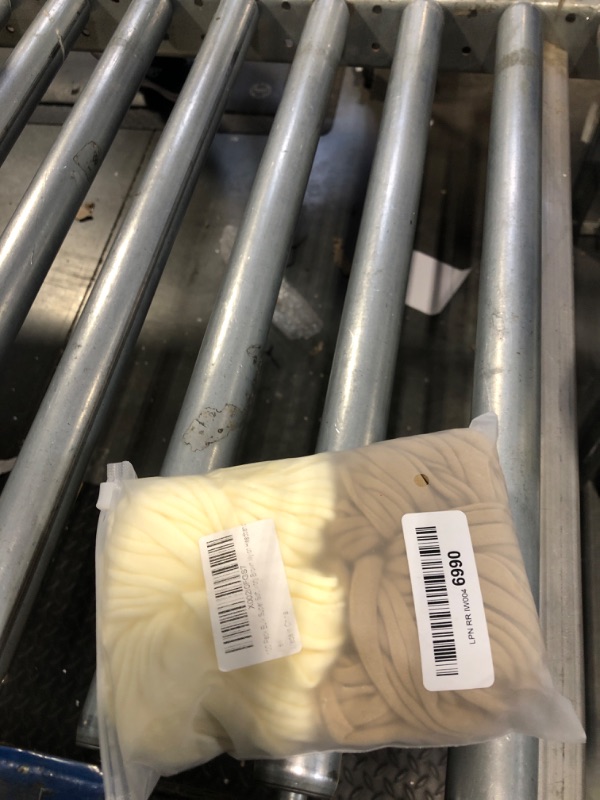 Photo 1 of 100 Pack Bulk Super Soft Stretchy Elastic Nude Skin Color Nylon Headbands Bow Khaki Brown Ivory Skinny Slim Turban Headwrap Hair Ties Ponytail Holder