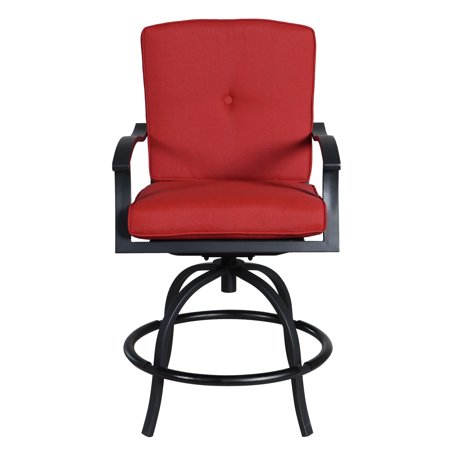 View 1 of **CHAIRS ONLY, FACTORY SEALED** Mainstays Belden Park 3-Piece Outdoor Furniture Patio High Bistro Chairs Red
Mainstays Belden Park 3-Piece Outdoor Furniture Patio High Bistro Chairs Red

