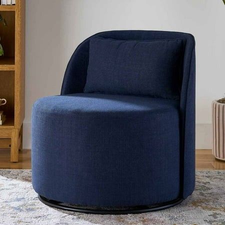 Photo 1 of **FACTORY SEALED** Better Homes & Gardens Juliet Modern Arch Swivel Accent Chair, Navy