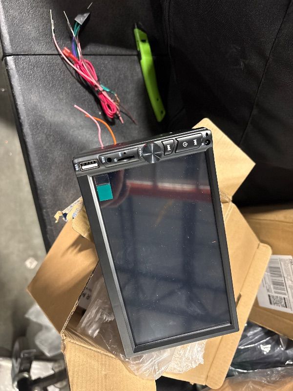 Photo 1 of [Improved] 7'' Double Din Car Stereo with Upgraded Wireless Apple Carplay for IOS26 / Android Auto, 240W High Power with EQ, Bluetooth, RDS/FM/AM Touchscreen Radio, USB Type-C/AUX/TF, Backup Camera