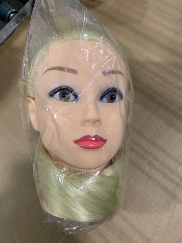 Photo 1 of ***SIMILAR***

Dioche Cosmetology Mannequin Head, Training Practice Head with High Temperature Fiber Hair for Hairdressing Students, Includes Clamp Holder and Accessories