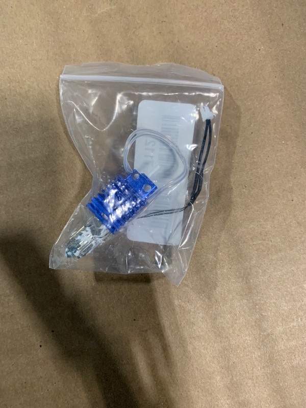 Photo 1 of **MISSING PARTS**
Bamboo Lab x1 x1c Hotend Complete Kit for x1 Series 3D Printer, Full Assembly Blue Hot End with Fan, Thermistor, 0.4mm Hardened Steel Nozzle+2pcs 0.4mm Bimetallic Nozzle