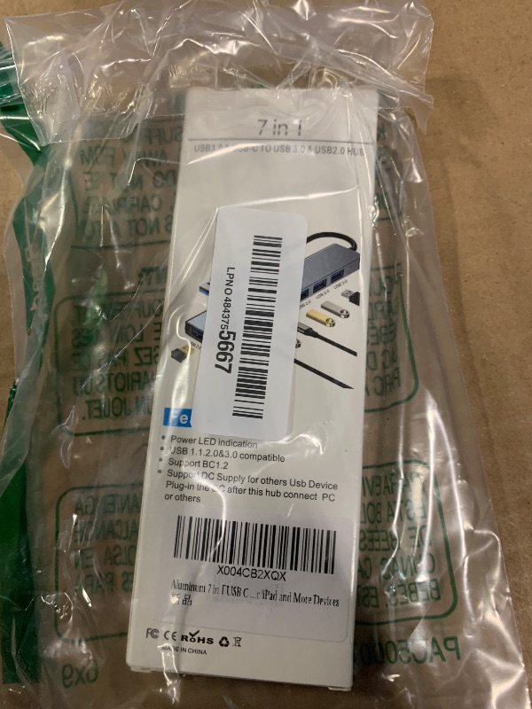 Photo 1 of ?Upgrade? USB C/USB Hub, BERLAT Aluminum 7 in 1 USB C & USB Hub with USB 3.0, USB 2.0 Ports for PC/Laptops/MacBook Pro/Air/iMac/iPad and More Devices
